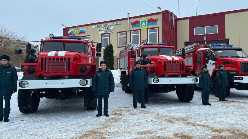 Орловские пожарные и спасатели получили новую технику