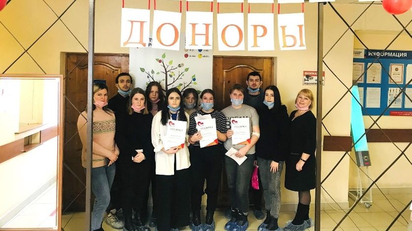 Орловские студенты впервые поделились кровью